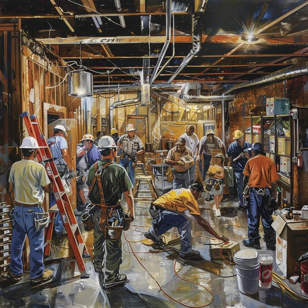 Local Lansing contractors supporting the community through basement repair and local hiring